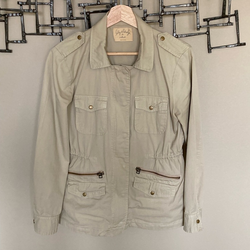 LILY ALDREDGE FOR VELVET CARGO JACKET